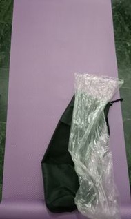 迪卡儂 紫色瑜咖墊附收納袋 (寬80*長180公分)