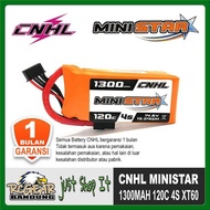 CNHL MiniStar 1300mAh 14.8V 4S 120C Lipo Battery with XT60 Plug