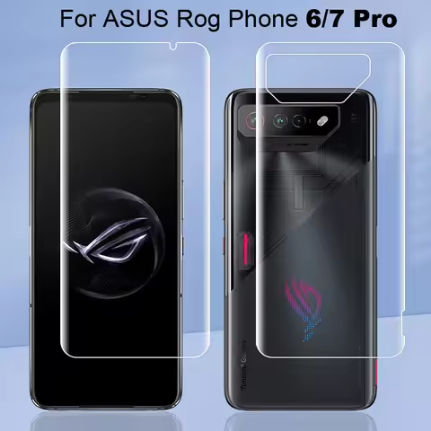 3PCS Matte Hydrogel Film for ASUS Rog Phone 9 8 7 6 5 5S Pro 6D Screen Protector for ASUS Zenfone 7 