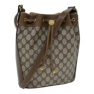 GUCCI GG 帆布 Web Sherry Line 單肩包 PVC 米色綠色紅色正品 72347