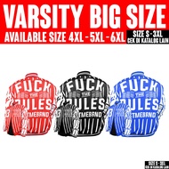 BIG Size Thistimebrand New jacket Varsity 2 The Rules (baseball jacket) 4XL - 5XL - 6XL (For Sizes S