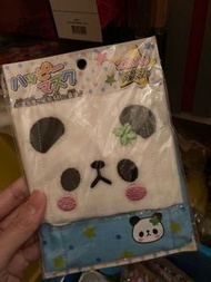 熊貓綿質布口罩