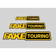 FAKE TOURING Sticker (Reflective)