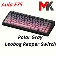 Bàn Phím Cơ Aula F75 Mạch XUÔI 3 mode hotswap led rgb