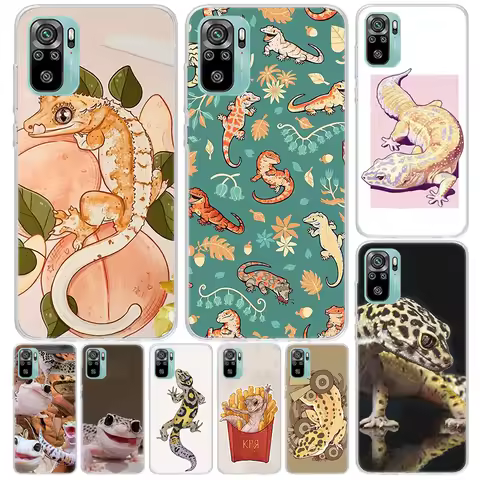Lizards Geckos Cover For Xiaomi Redmi Note 10 9S 9 8T 8 Pro 7 5 Mi 9T 10T 11T 12T 11 12 Lite 12X A3 
