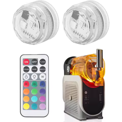 LED Capsule Lights for Ninja Slushi FS301/FS300 - No Installation, 13 Colors & 4 Modes or Slushi Mac