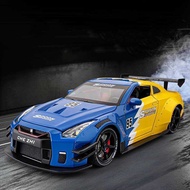 1: 24 Nissan GTR Track Version Alloy Car Model Simulation Spray Car Model Sports Car Racing Car Chil