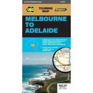 Melbourne to Adelaide Map 345 3rd ed by UBD Gregory's (paperback)