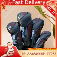 PING G410 Golf Headcover for Driver Fairway Hybrid head cover putter protective cover PU Leather Wat