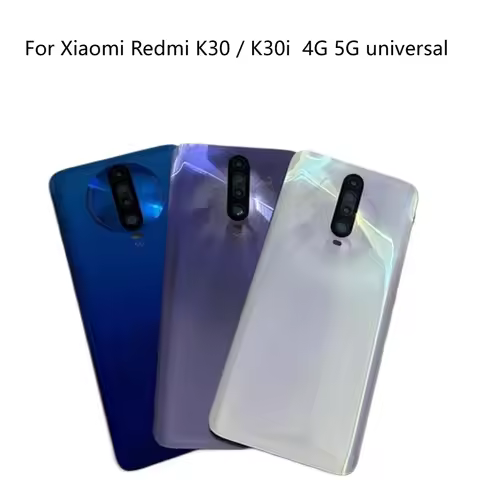 For Xiaomi Redmi K30 / K30i 4G 5G universal Battery Back Cover Rear Housing Glass Case Replace Repai