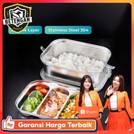 TaffHOME 304 Stainless Steel Lunch Box 2L - HS233