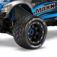 LOUISE MT-ROCKET MFT MAXX 3.3'' SCALE MONSTER TRUCK TIRES 1/2 OFFSET BEADLOCK WHEELS 2PCS