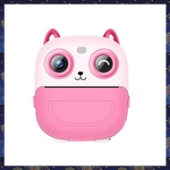 (GCFK) Kid Camera Printer Portable Thermal Instant Print Photo Kids Digital Camera 2.4inch HD Dual C