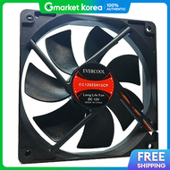 Evercool | พัดลมเคส 120 มม. สัญญาณ PWM 4 พิน รุ่น EC12025H12CP
