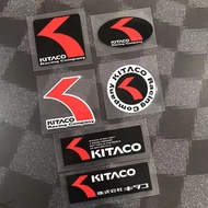 Kitaco Letter Sticker Motorcycle Exhaust Pipe Decoration Reflective Waterproof Sticker