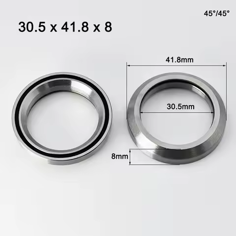 45°/45° MH P08 H8 Bicycle General Headset Bearing 30.5*41.8*8 mm Mountain Bike Repair Bearings