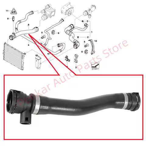 17127516416 Lower Radiator Hose Fit For BMW E46 316i 318i N40 N42 N45 N46