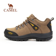 CAMEL CAMEL Outdoor Hiking Shoes Men's Anti-slip Wear-resistant Hiking Shoes Cowhide Casual Sports S