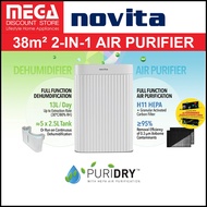 NOVITA ND2 38m² 2-IN-1 AIR PURIFIER + DEHUMIDIFIER