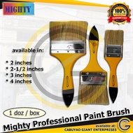 Mighty Professional Paint Brush [ 2 inches | 2-1/2 inches | 3 inches | 4 inches ] (1 dozen/box)