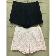 asos Lace Shorts (uk6/size xs) available in peach or black
