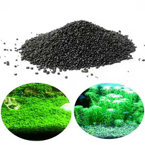 Aquarium Water Grass Mud Plant Seed Soil Fish Tank Bottom Sand Nutrient Soil Black Mud Water Grass T