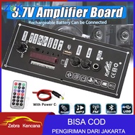 3.7V Amplifier Papan Modul Bluetooth Square Dance Speaker Mendukung Bluetooth Aux TF Kartu U-Disk Rekaman 5-8 Inci 30W Speaker Amplifier