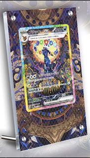寶可夢卡牌卡架 展示架 PTCG sv8a 月亮伊貝ex SAR 太晶慶典 月亮伊布卡磚展示架 (另有PSA版本) Pokemon Card PSA10 寶可夢卡牌卡架展示架