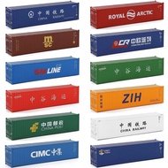HO Scale 40ft Shipping Container 1:87 40' Hi-cubes Cargo Box for Model Trains Model Truck C8746