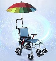 Fashionable Simplicity Elderly Disabled Lightweight Wheelchair Electric Wheelchair Open/Fold In 1 Second Lightest Most Compact Power Chair Drive With Electric Power Or Manual Wheelchair Up Range For D