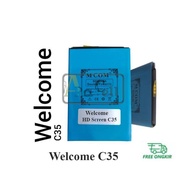 Baterai MCOM for HD Screen Welcome C35 Double Power 5000mAh batere batre batrai battery