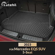 For Mercedes Benz EQS SUV 5-Seat 2023 Car Trunk Mat Cargo Liner Carpet Interior Accessories Cover