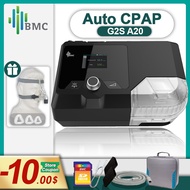 BMC Auto CPAP Machine G2S A20 with Mask, Automatic Sleep Apnea Machine, Anti Snoring Device, Intelligent Pressure Adjustment, Data Recording
