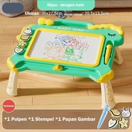 Drawing Board Meja Belajar Untuk Anak Gambar Menulis Melukis Seni Mewarnai / Papan Tulis Gambar Pela