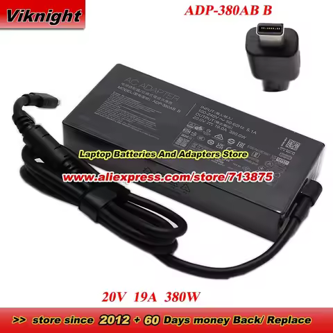 ADP-380AB B 20V 19A 380W AC Adapter for ROG Strix G18 2025 G815LX RTX5090 G815LW G835LR G835LW G615L