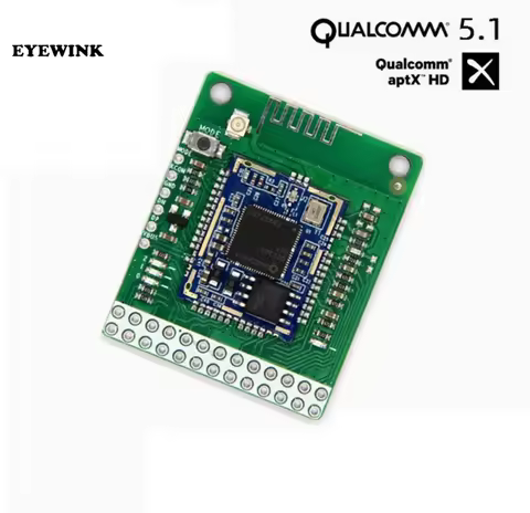 Bluetooth V5.0 Qualcomm QCC3031 low power audio module apthd lossless compression SPDIF analog I2S