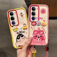 cases suitable for vivo V40 lite, Y200 5G, V2417 Cartoon DIY Doll Soft Case Shockproof Protective Co