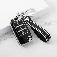 Ca Key Case for MG MG3 MG5 MG6 MG7 MG ZS GT GS 350 360 750 TPU 3 Button Fob Cover Holder Keychain Pr
