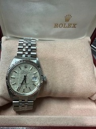 Rolex 16014（膠面）銀色布紋面