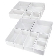 1/3/6/9/12 Packs Simple Style Foldable Cloth Storage Box Closet Dresser Drawer Divider Organizer Bas