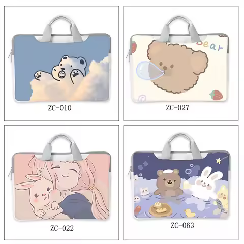 Laptop Case 12 13.3 14 15.6 17 17.3 Inch for Macbook/Dell/HP/Lenovo Laptop Shoulder Messenger Hand B