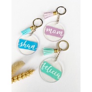 Personalised Keychain | Customize with Name/ Initials [Christmas Gift GIFT IDEA] Custom name