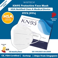 [Ready Stock] Wistech KN95 Mask 10 PCs, FDA CE Certified