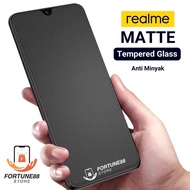 LAYAR Tempered Glass Matte Realme Q Q2 Q2 Pro Q3 Q3 Pro U1 V3 V5 5G V11 5G V11s 5G V13 5G V15 5G V25