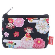 Card case Peko-chan × Kyoto Card Case With Fastener Black【Direct From JAPAN】
