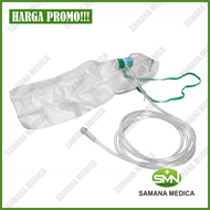 NRM Nonrebreathing Mask Masker Oksigen O2 dengan Kantong Reservoir GEA Steril COD Surabaya Alkes Medis Samana Medica