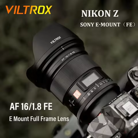 VILTROX 16mm F1.8 Nikon Z Sony E Camera Lens Full Frame Large Aperture Ultra Wide Angle Auto Focus L