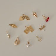 moska Metal Platting Charm for Bracelet and Necklace Charm Necklace Charm Bracelet