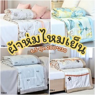 ผ้านวมผ้าห่มไหมเย็น ผ้าห่มฤดูร้อน ผ้าไหมน้ำแข็ง ผ้าห่มไหมเย็น นุ่ามสบาย ราคาถูก สามารถซักทำความสะอาด