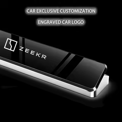 Car Metal Mobile Phone Number Temporary Parking Plate For Zeekr X Zeekr 001 Zeekr 009 Zeekr 7X MIX A